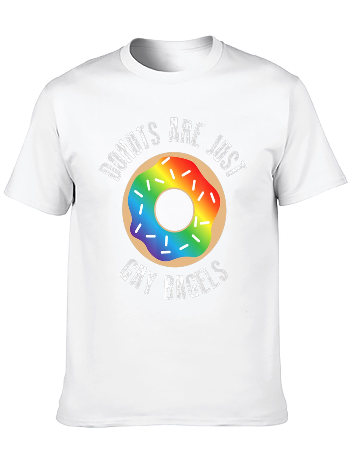 Donuts Are Just Gay Bagels Funny LGBTQ T-Shirt