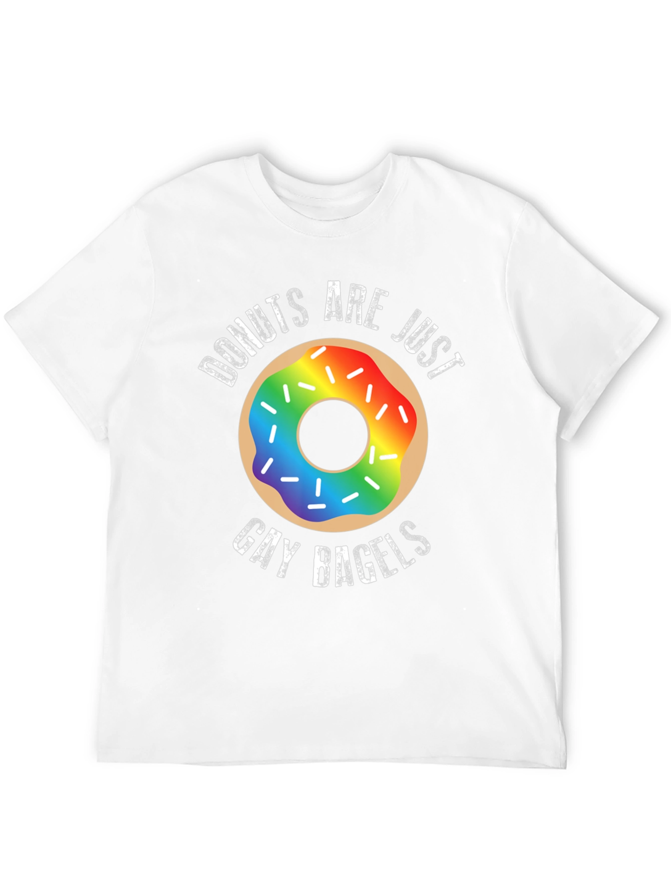 Donuts Are Just Gay Bagels Funny LGBTQ T-Shirt