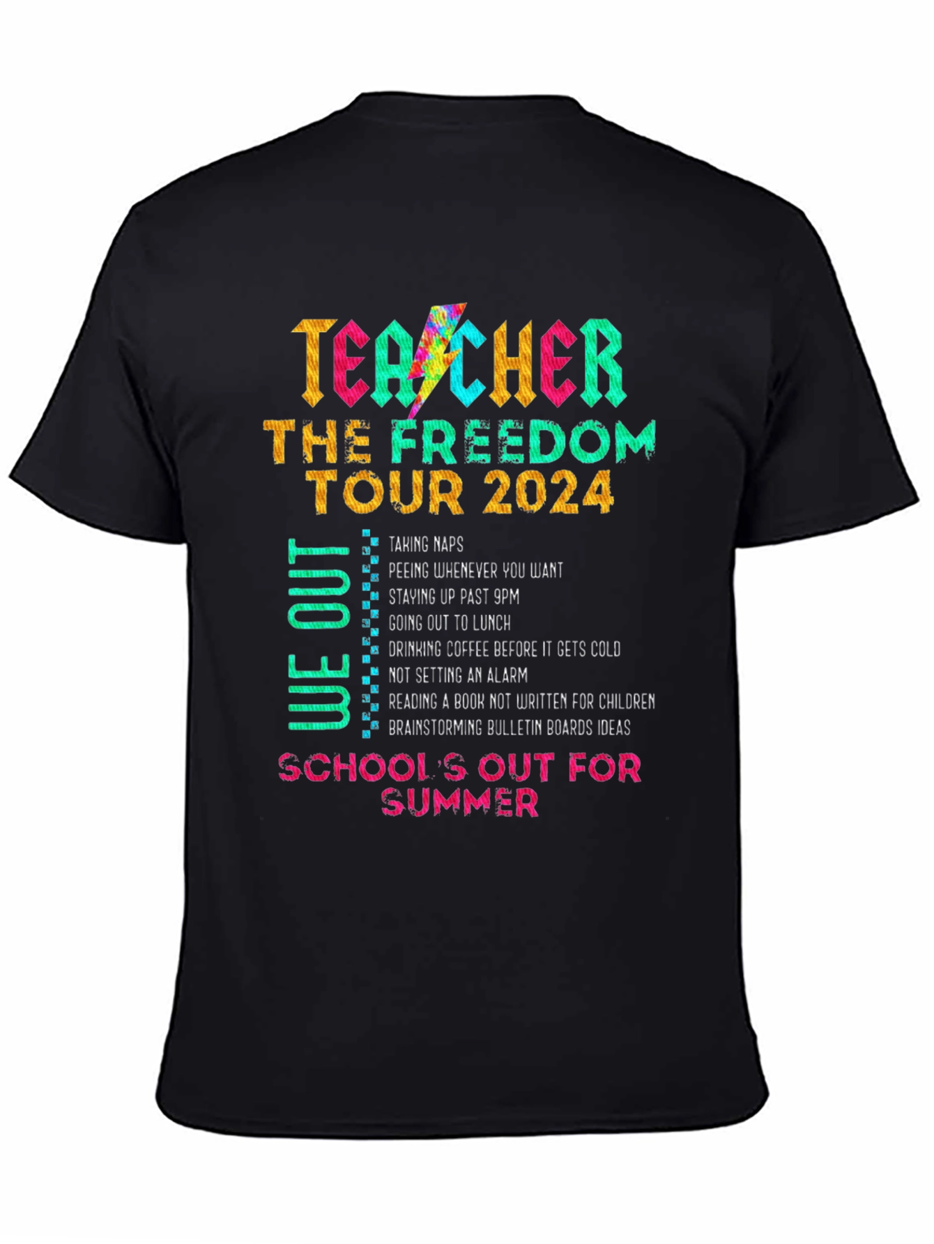 Teacher Freedom Tour 2024 T-Shirt