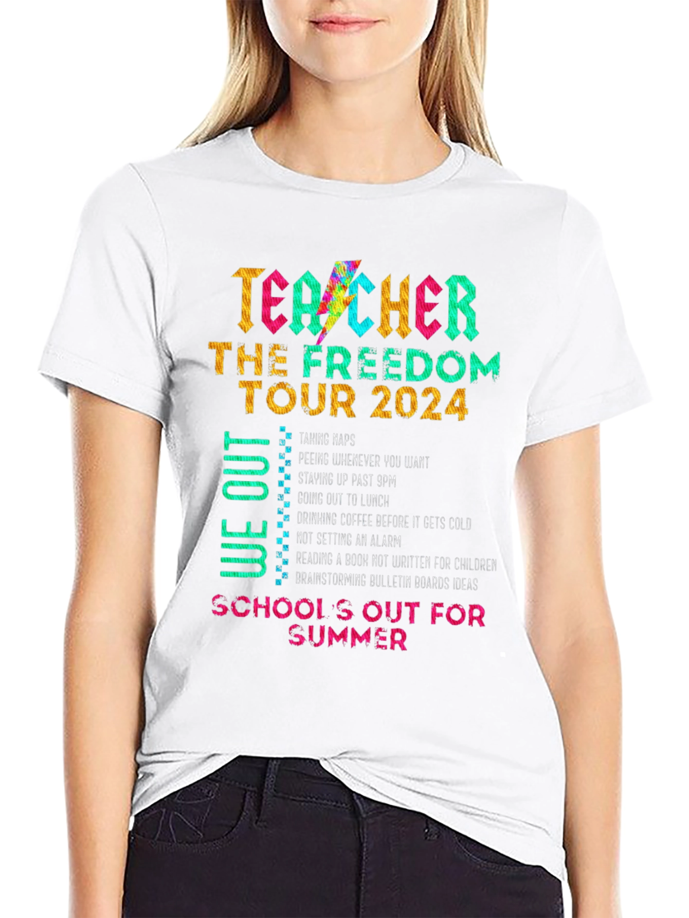 Teacher Freedom Tour 2024 T-Shirt