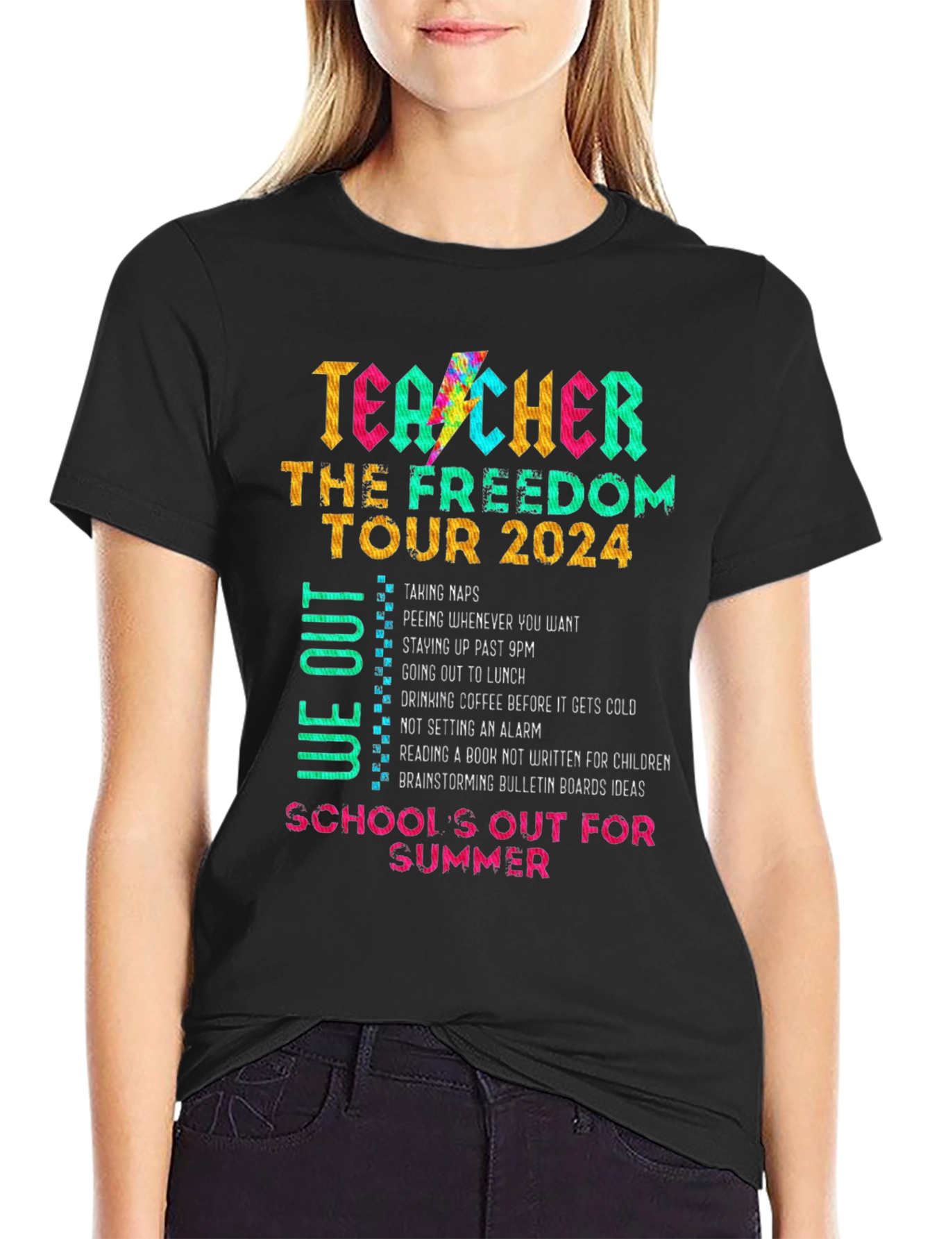 Teacher Freedom Tour 2024 T-Shirt