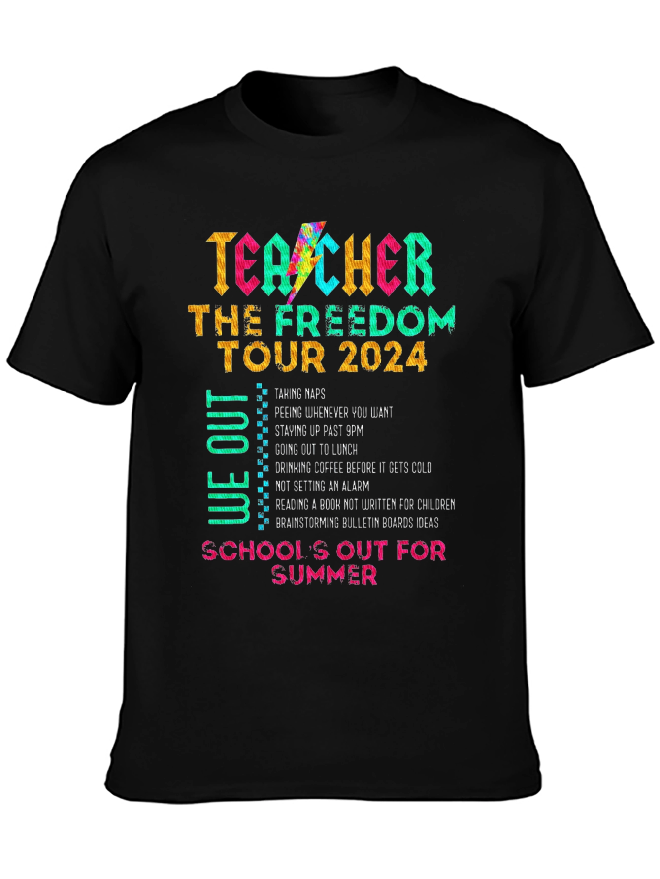 Teacher Freedom Tour 2024 T-Shirt