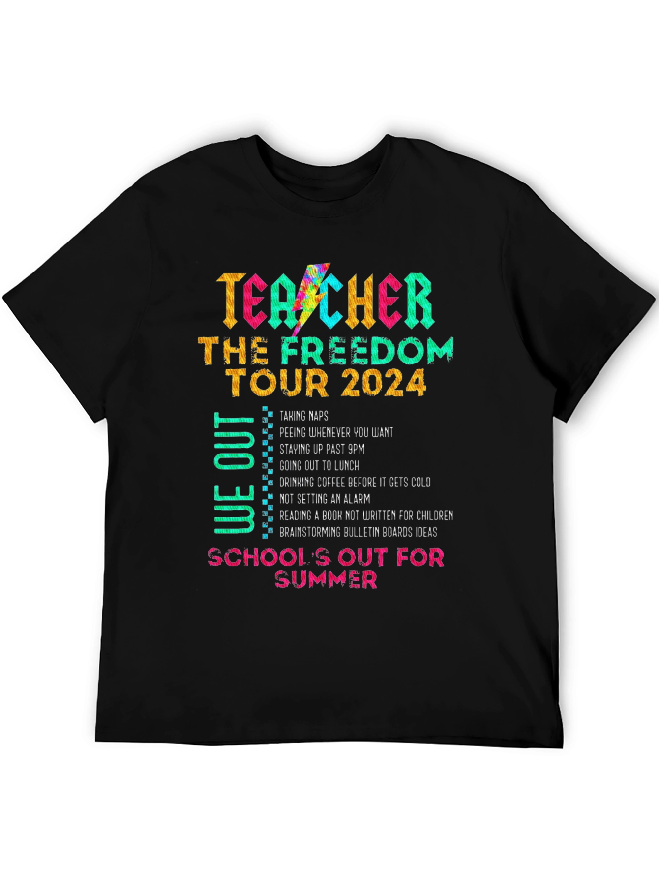 Teacher Freedom Tour 2024 T-Shirt