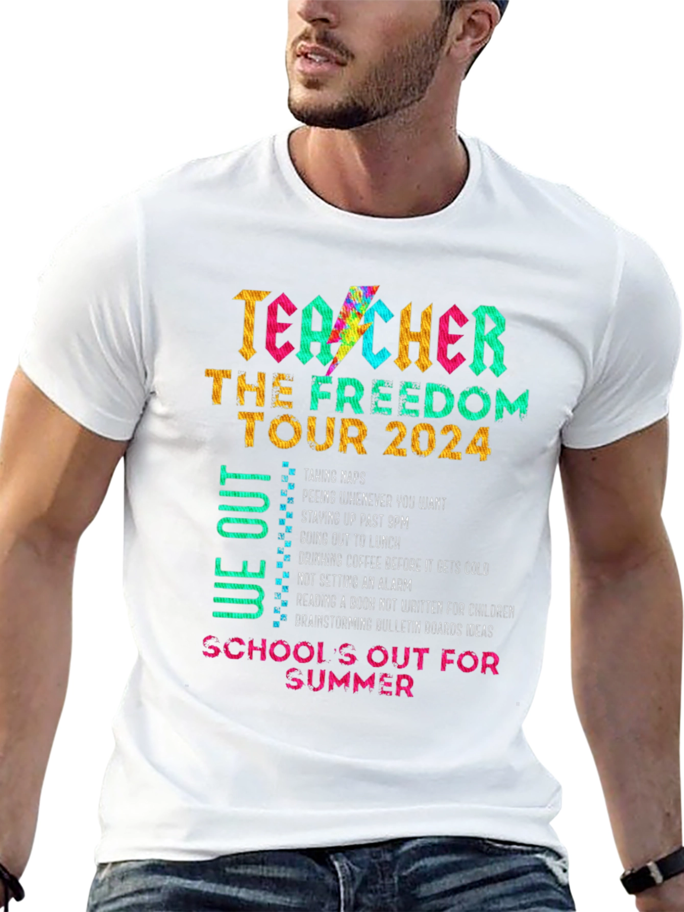 Teacher Freedom Tour 2024 T-Shirt