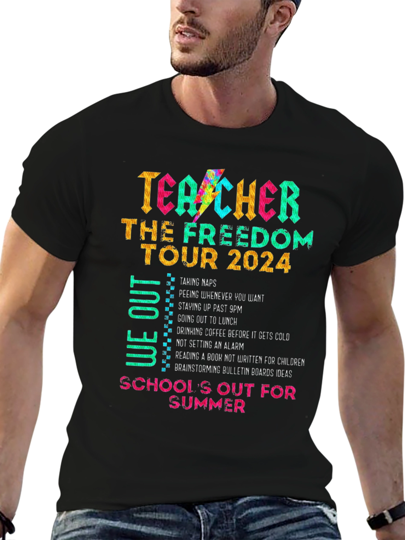 Teacher Freedom Tour 2024 T-Shirt