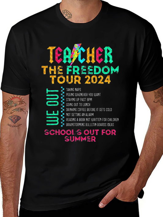 Teacher Freedom Tour 2024 T-Shirt