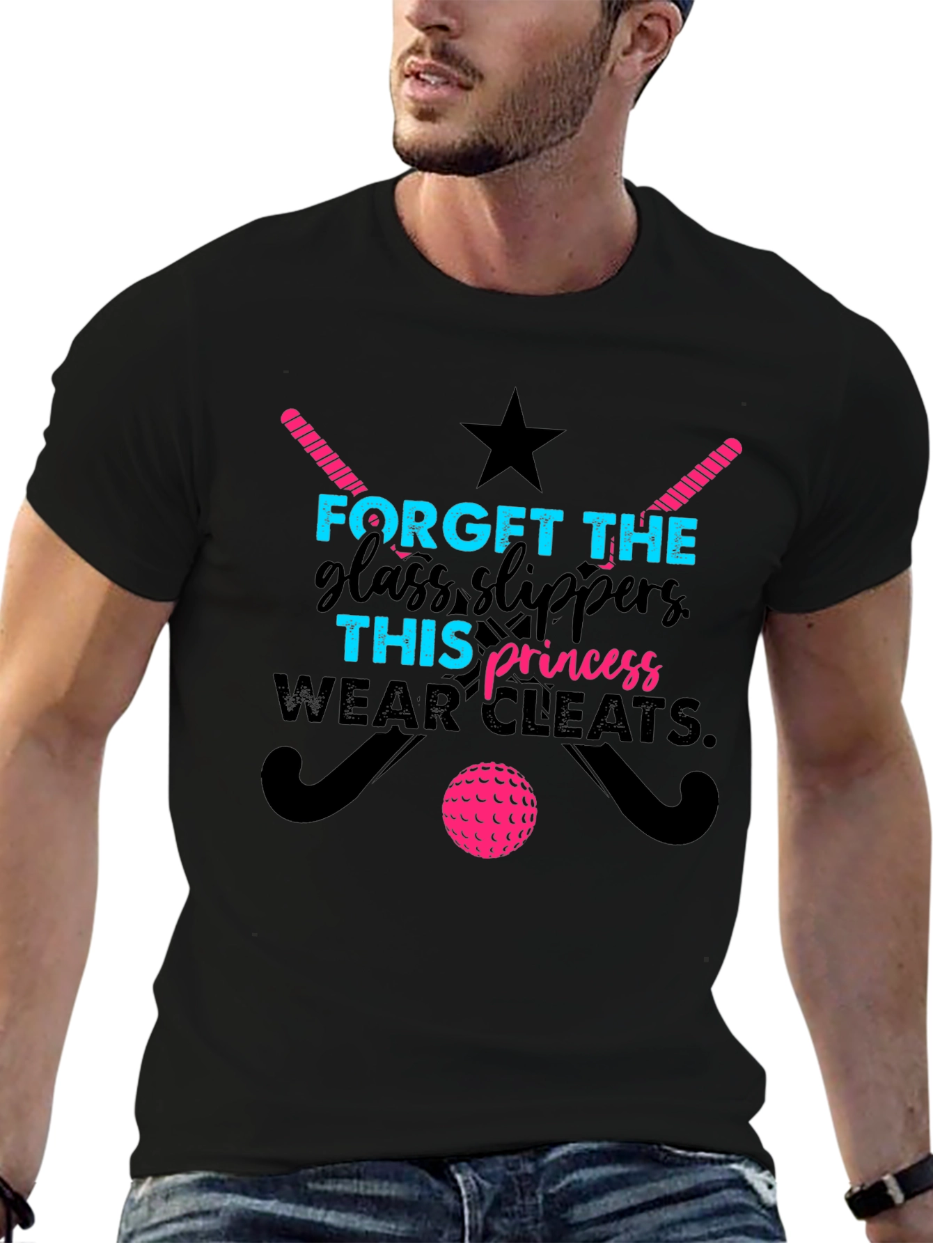 Field Hockey Princess T-Shirt - Forget Glass Slippers