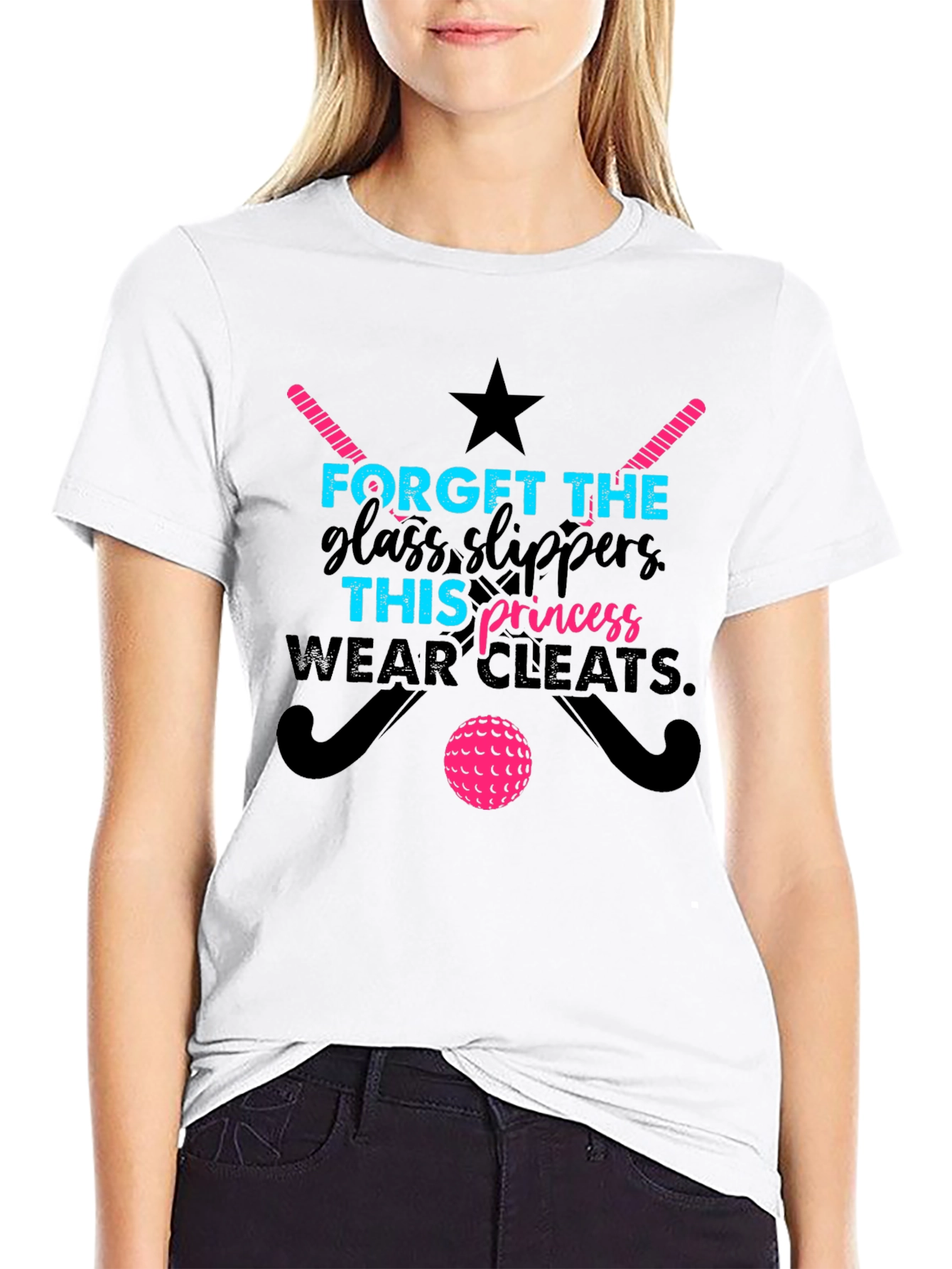 Field Hockey Princess T-Shirt - Forget Glass Slippers