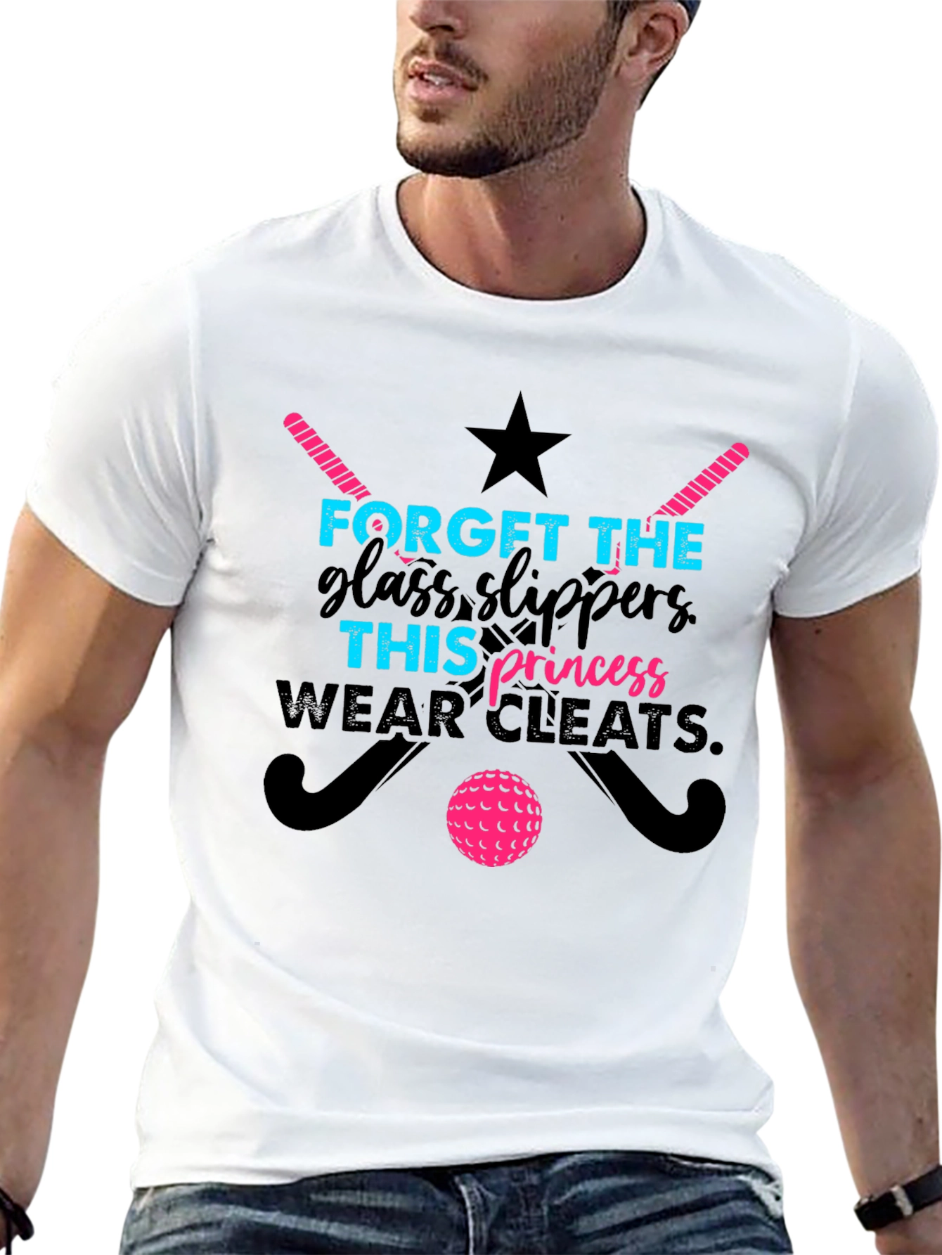 Field Hockey Princess T-Shirt - Forget Glass Slippers