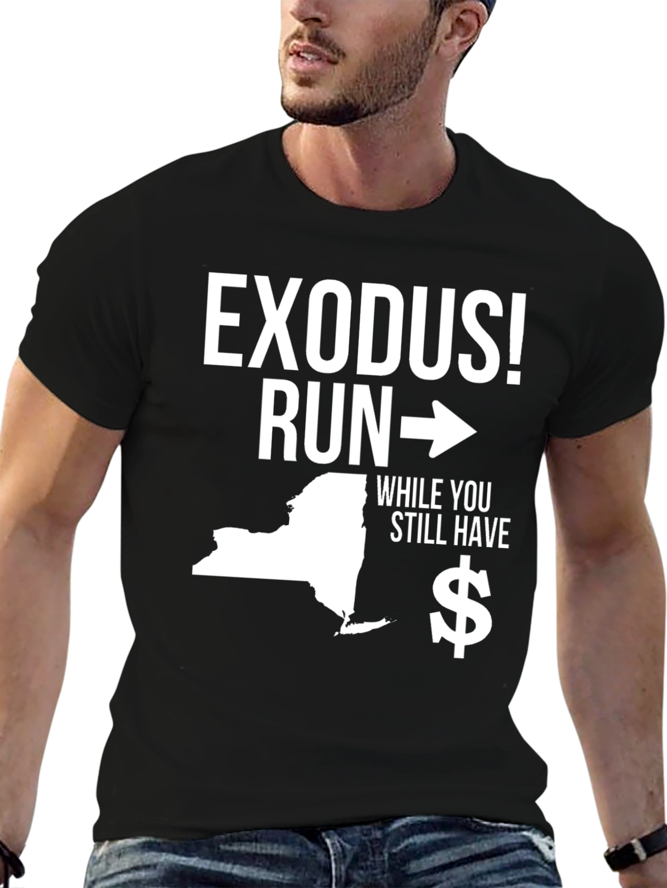 Exodus! Run - New York State Graphic T-Shirt
