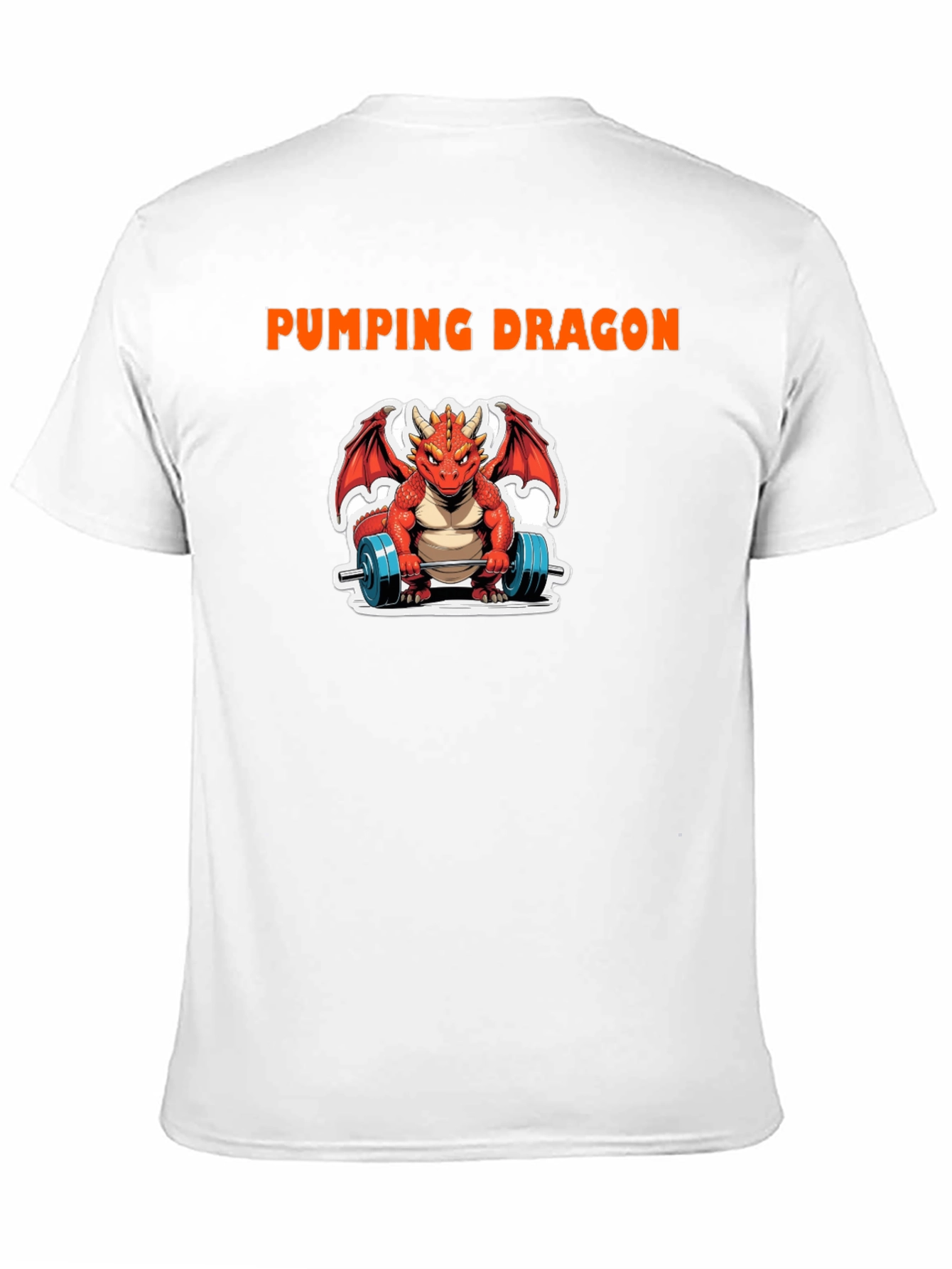 Pumping Dragon Graphic T-Shirt - Gym & Fitness Apparel