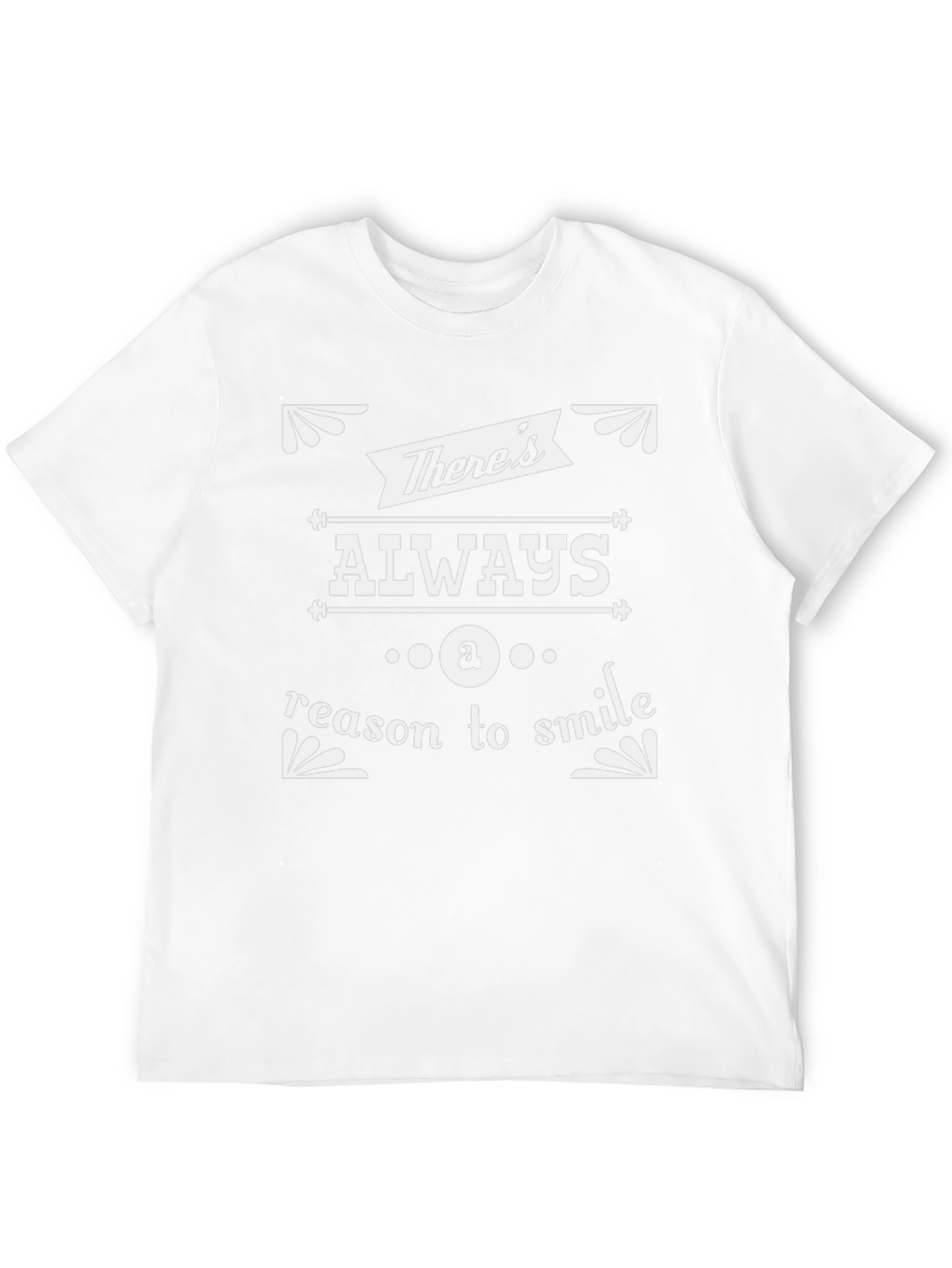 Always a Reason to Smile Black Graphic Tee