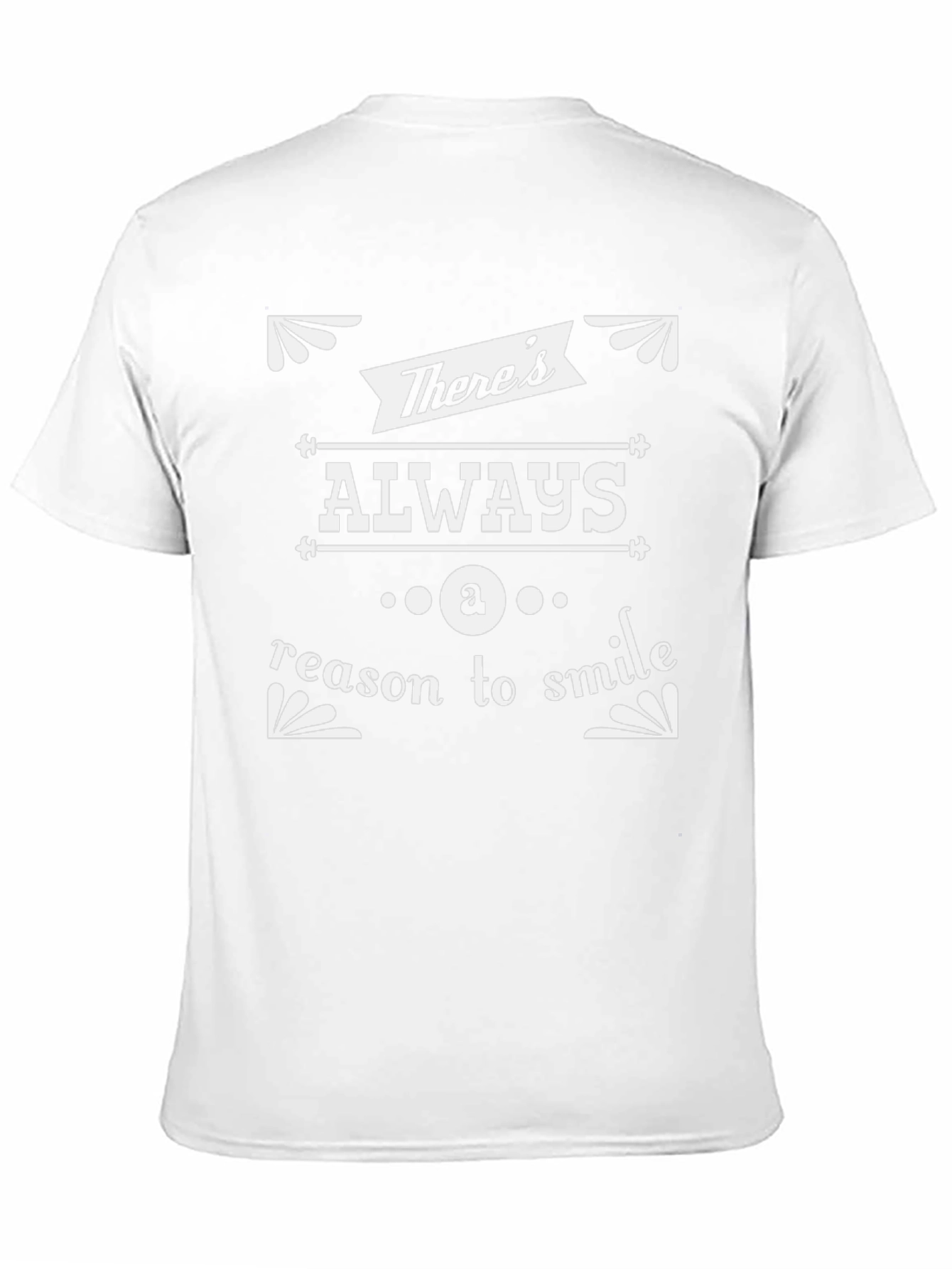 Always a Reason to Smile Black Graphic Tee