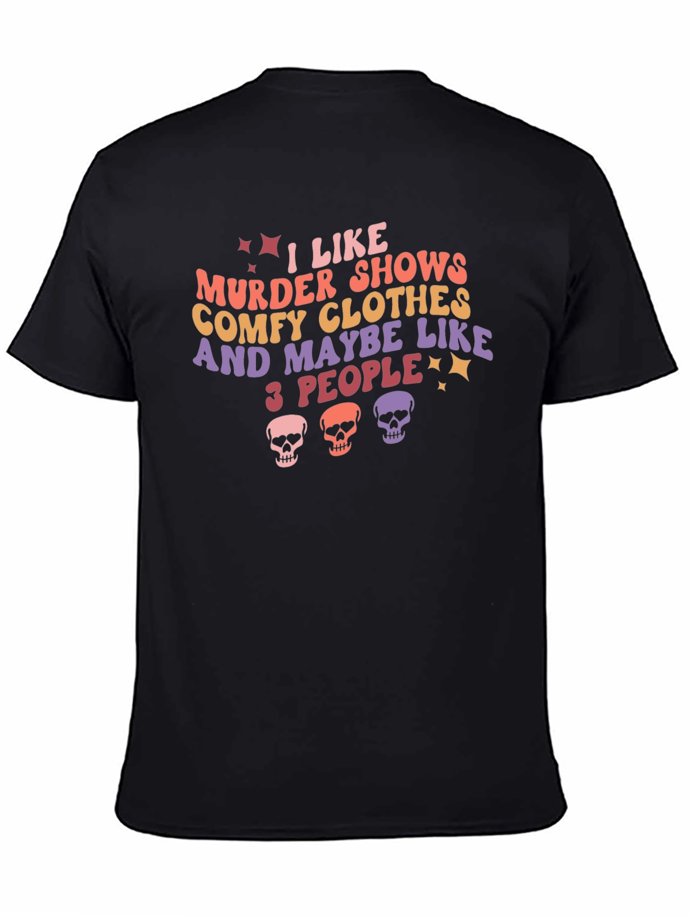 Murder Show Comfy Clothes & 3 People Graphic Tee
