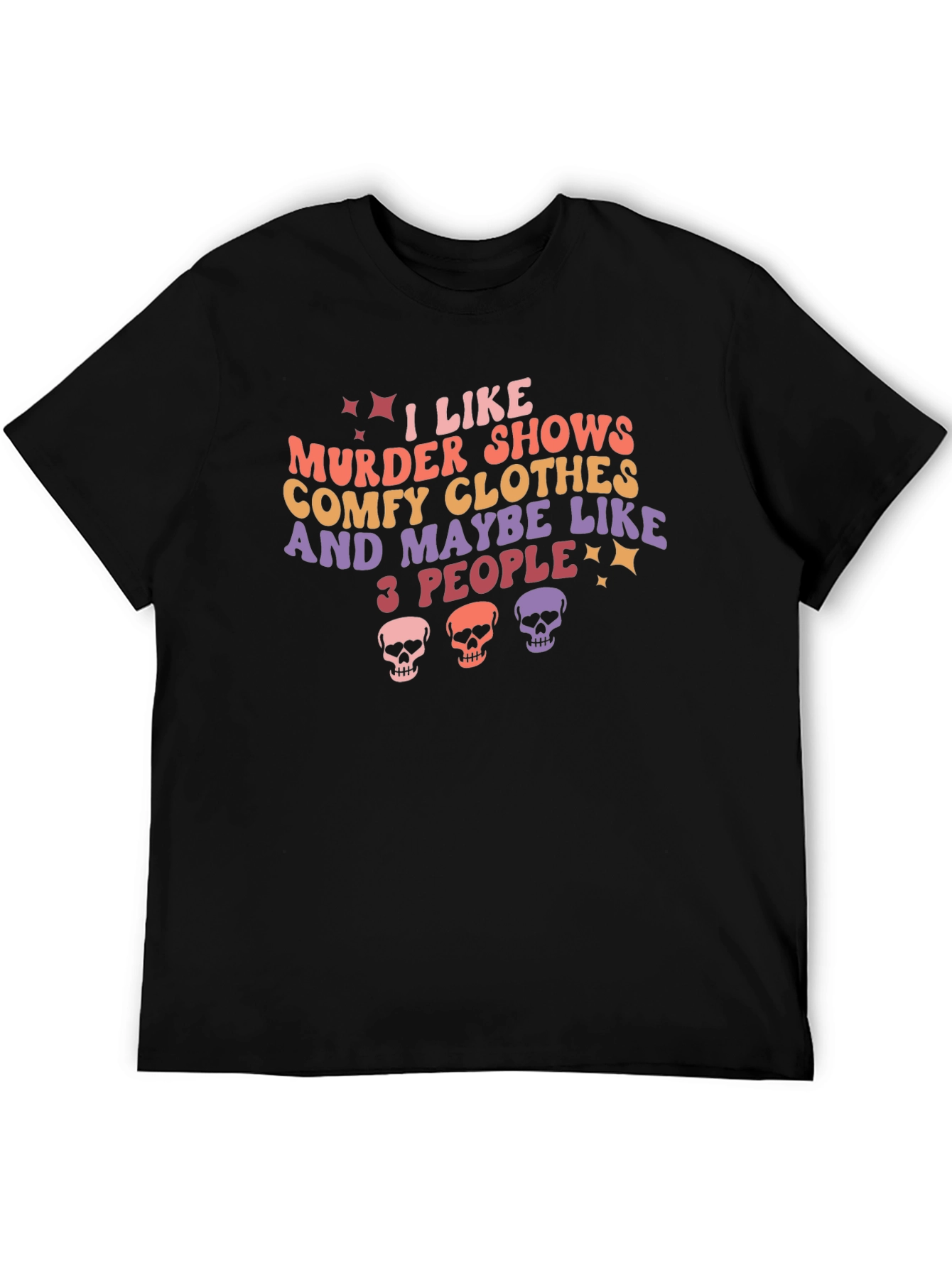 Murder Show Comfy Clothes & 3 People Graphic Tee