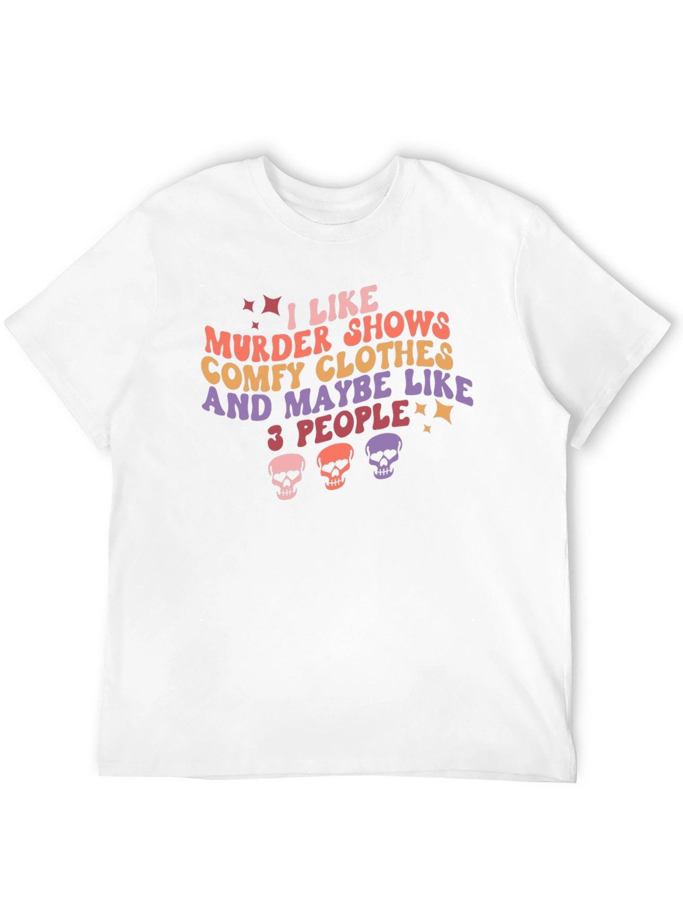 Murder Show Comfy Clothes & 3 People Graphic Tee