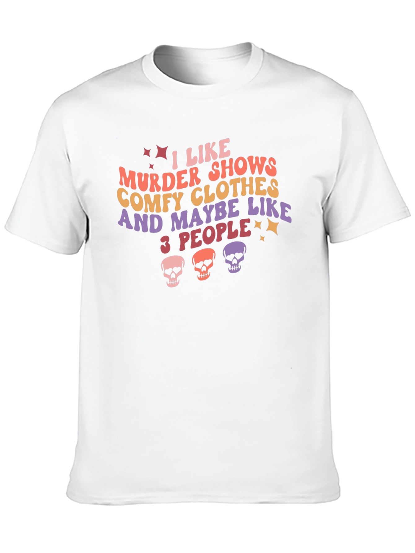 Murder Show Comfy Clothes & 3 People Graphic Tee