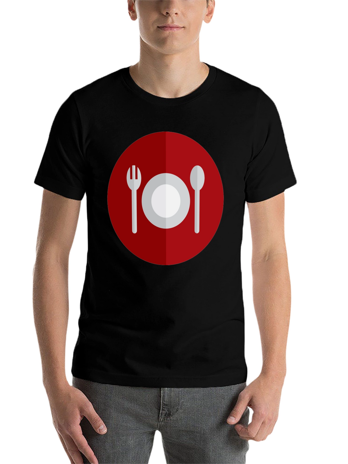 Dinner Time T-Shirt - Casual Foodie Style