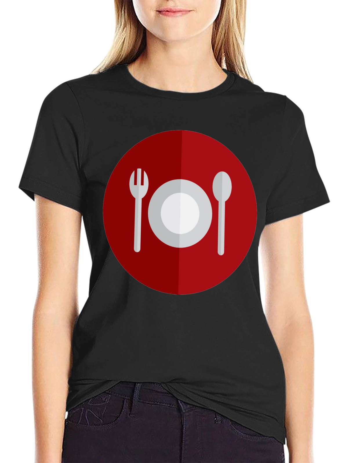Dinner Time T-Shirt - Casual Foodie Style