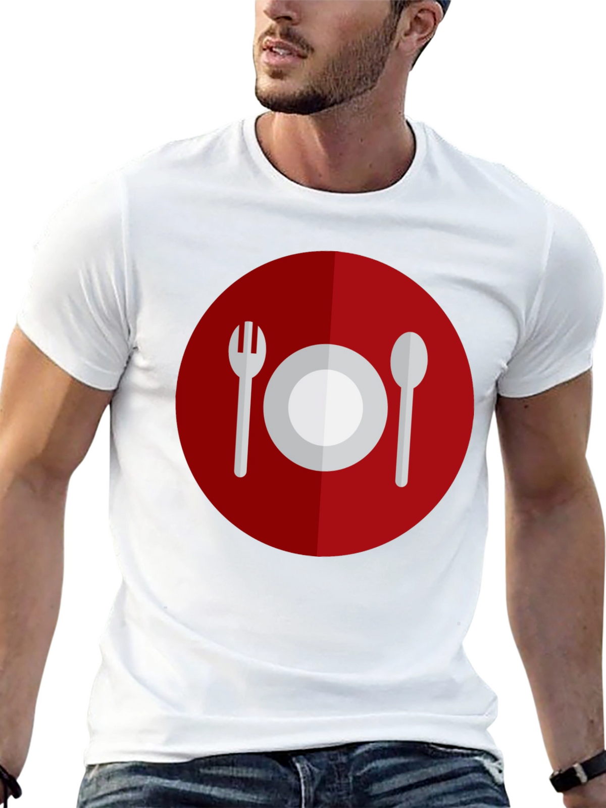 Dinner Time T-Shirt - Casual Foodie Style