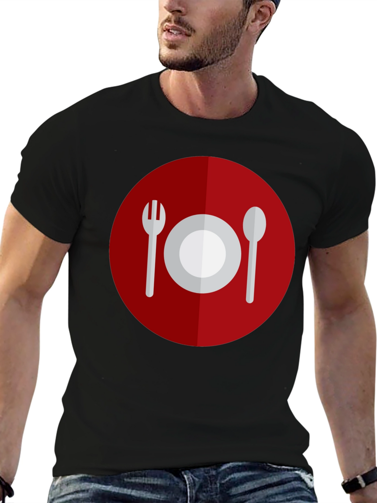 Dinner Time T-Shirt - Casual Foodie Style