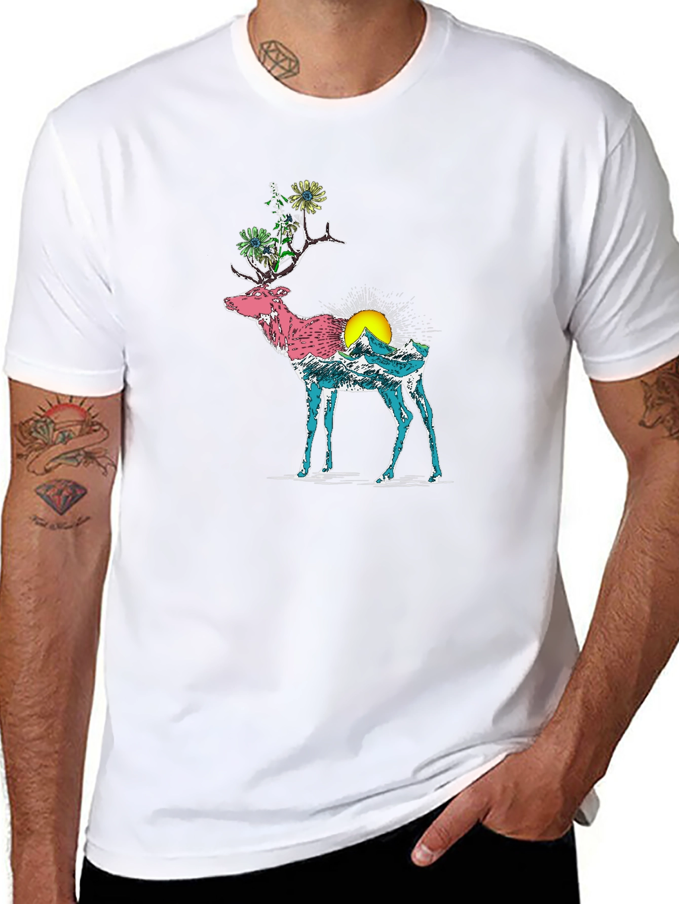 Nature Deer Graphic Tee