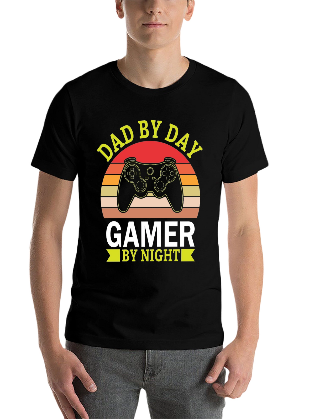 Dad by Day Gamer by Night Graphic Tee