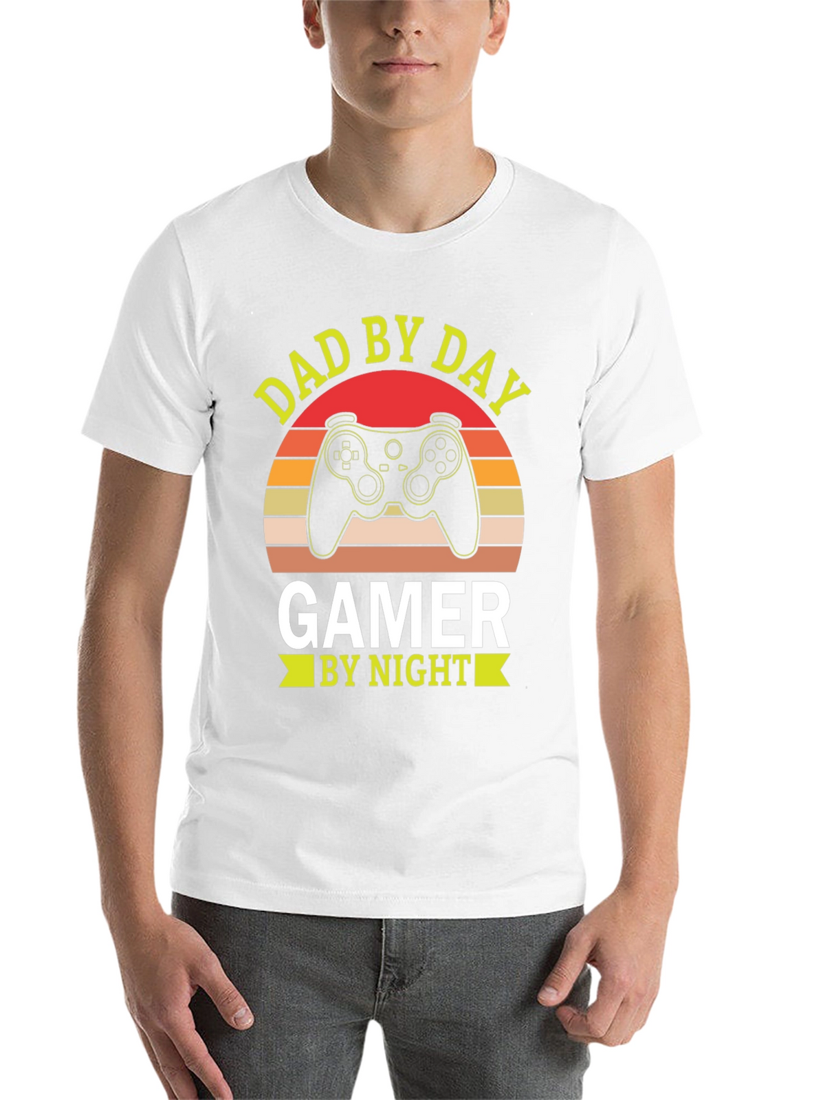 Dad by Day Gamer by Night Graphic Tee