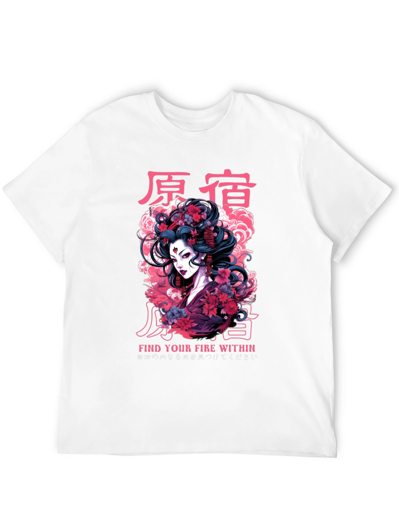 Geisha Graphic Print Tee