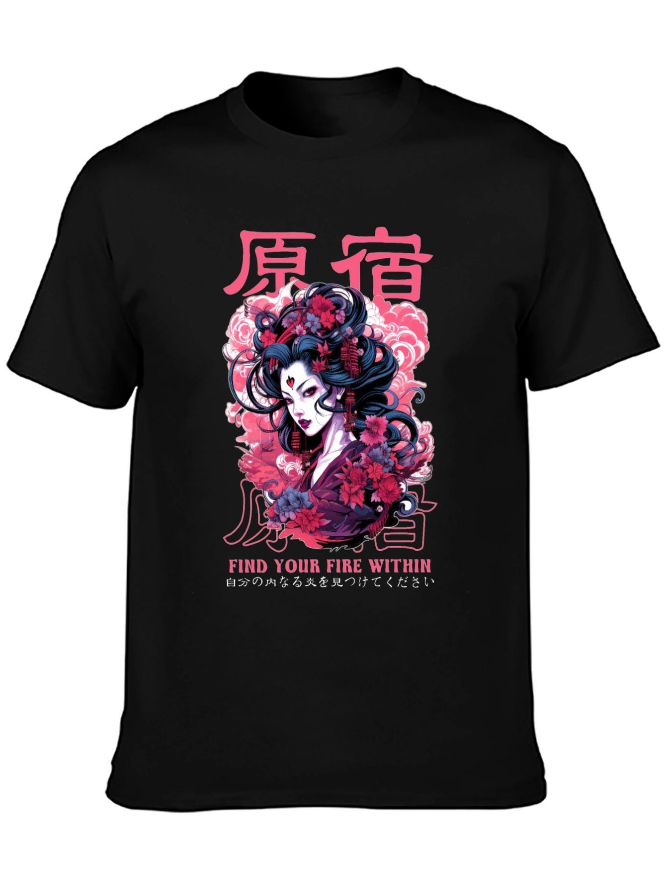 Geisha Graphic Print Tee