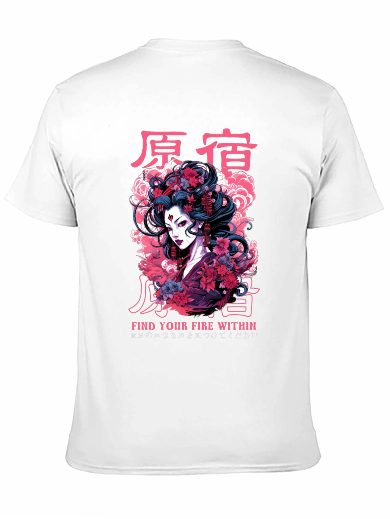 Geisha Graphic Print Tee