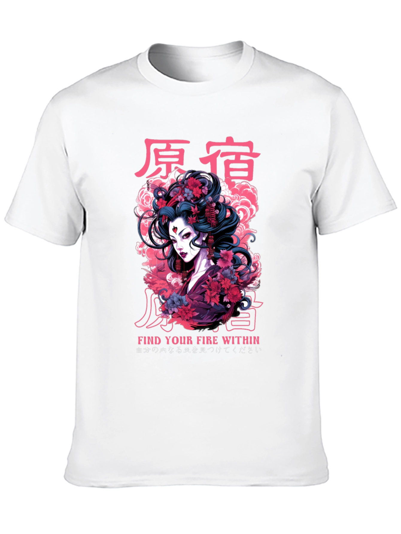 Geisha Graphic Print Tee