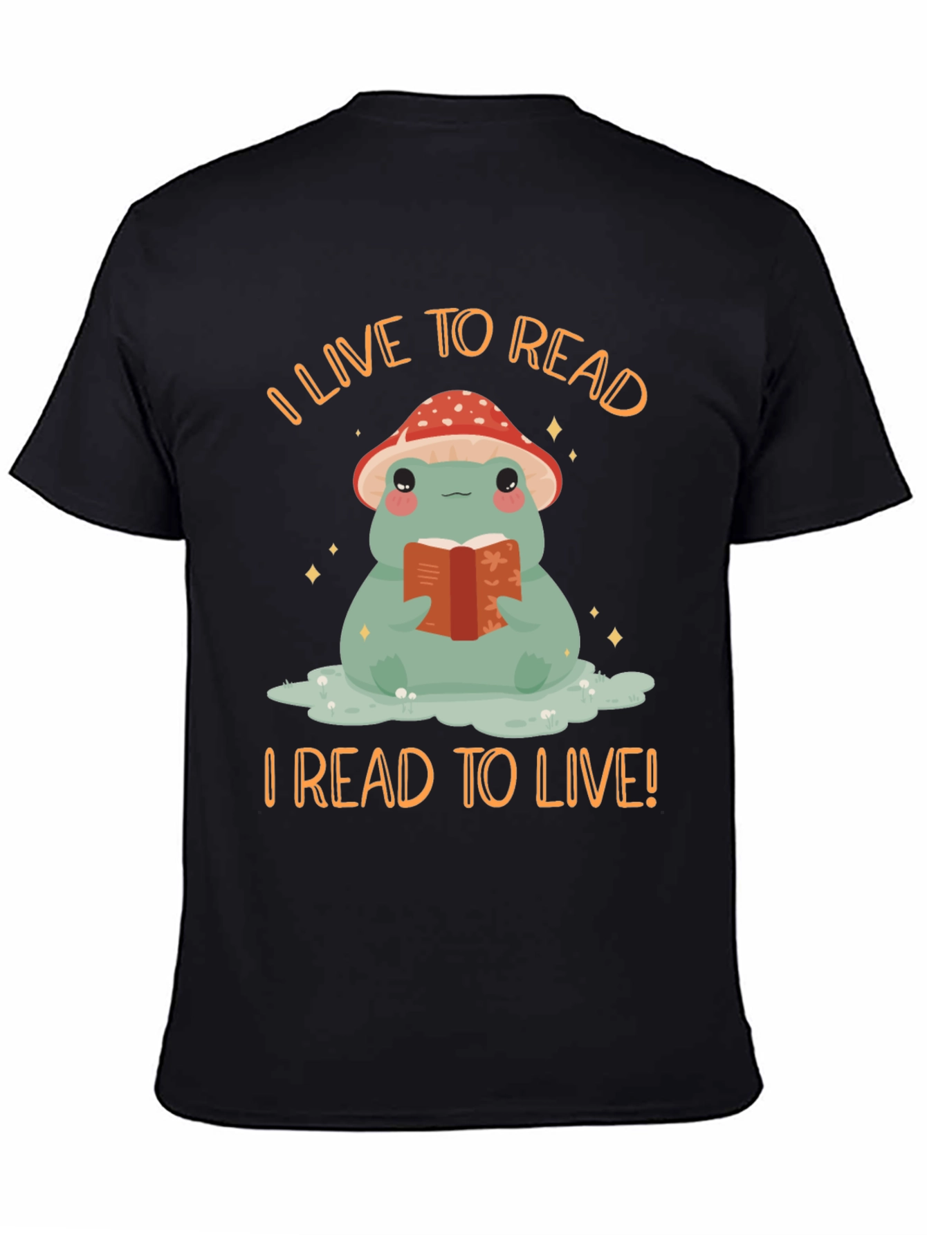 I Live to Read Frog T-Shirt
