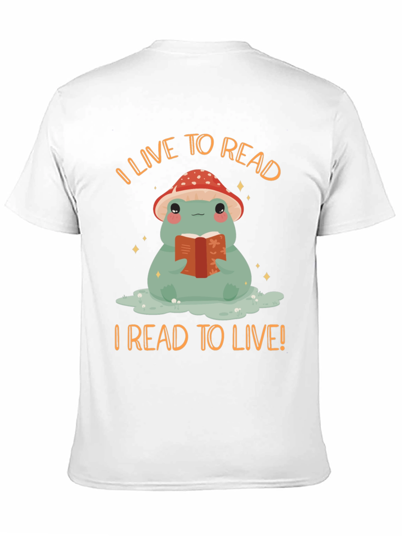 I Live to Read Frog T-Shirt