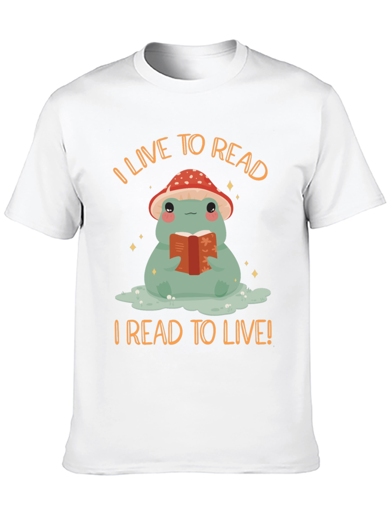 I Live to Read Frog T-Shirt