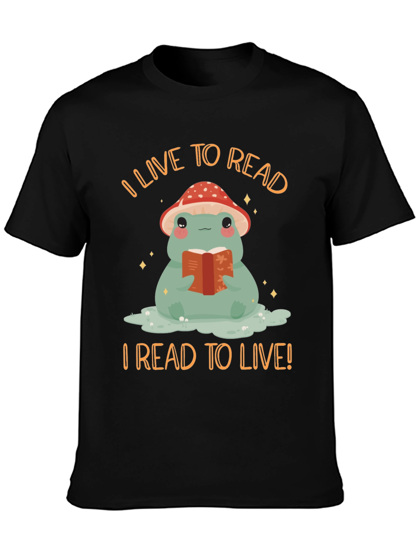 I Live to Read Frog T-Shirt