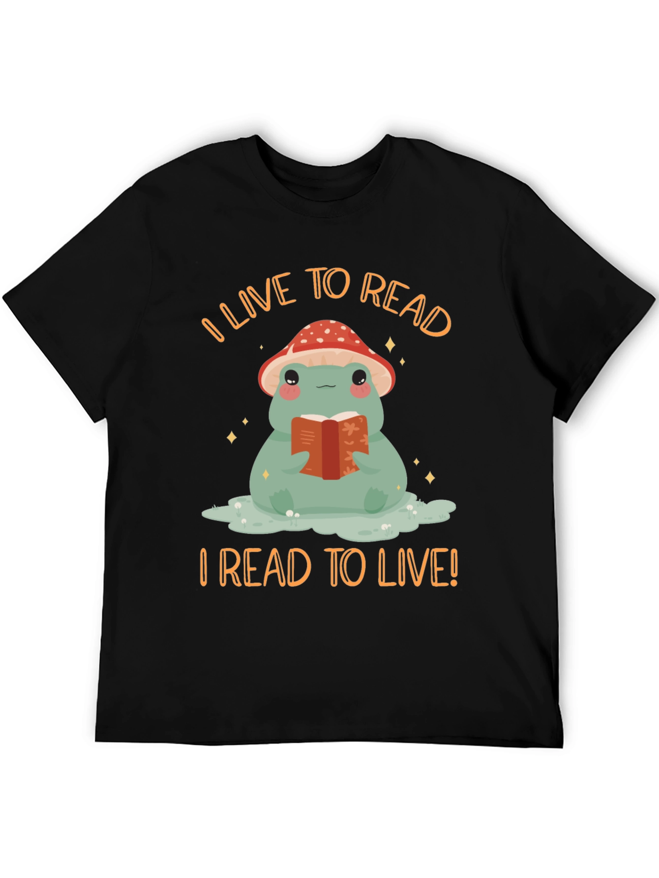 I Live to Read Frog T-Shirt