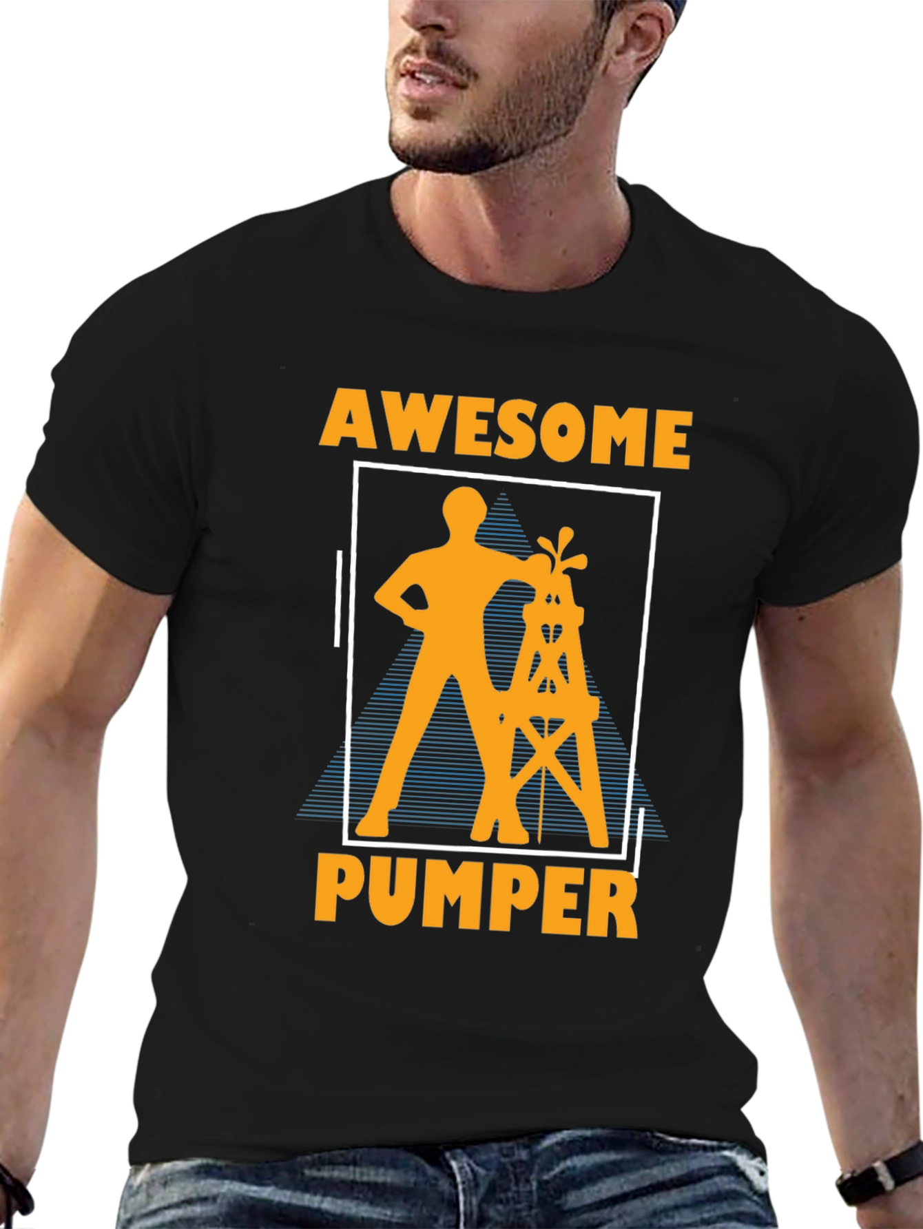 Awesome Pumper T-Shirt: Oilfield Worker Tee