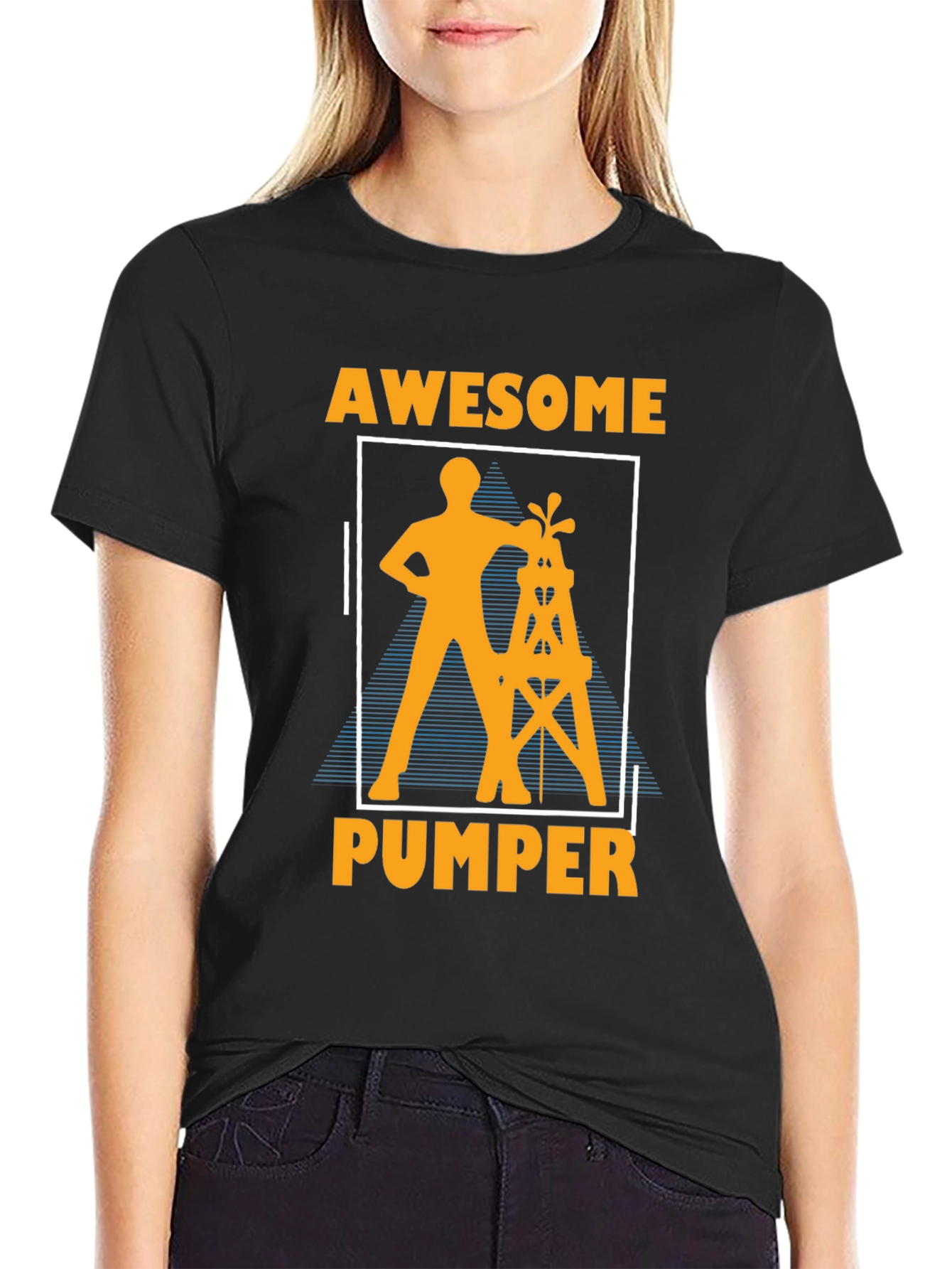Awesome Pumper T-Shirt: Oilfield Worker Tee