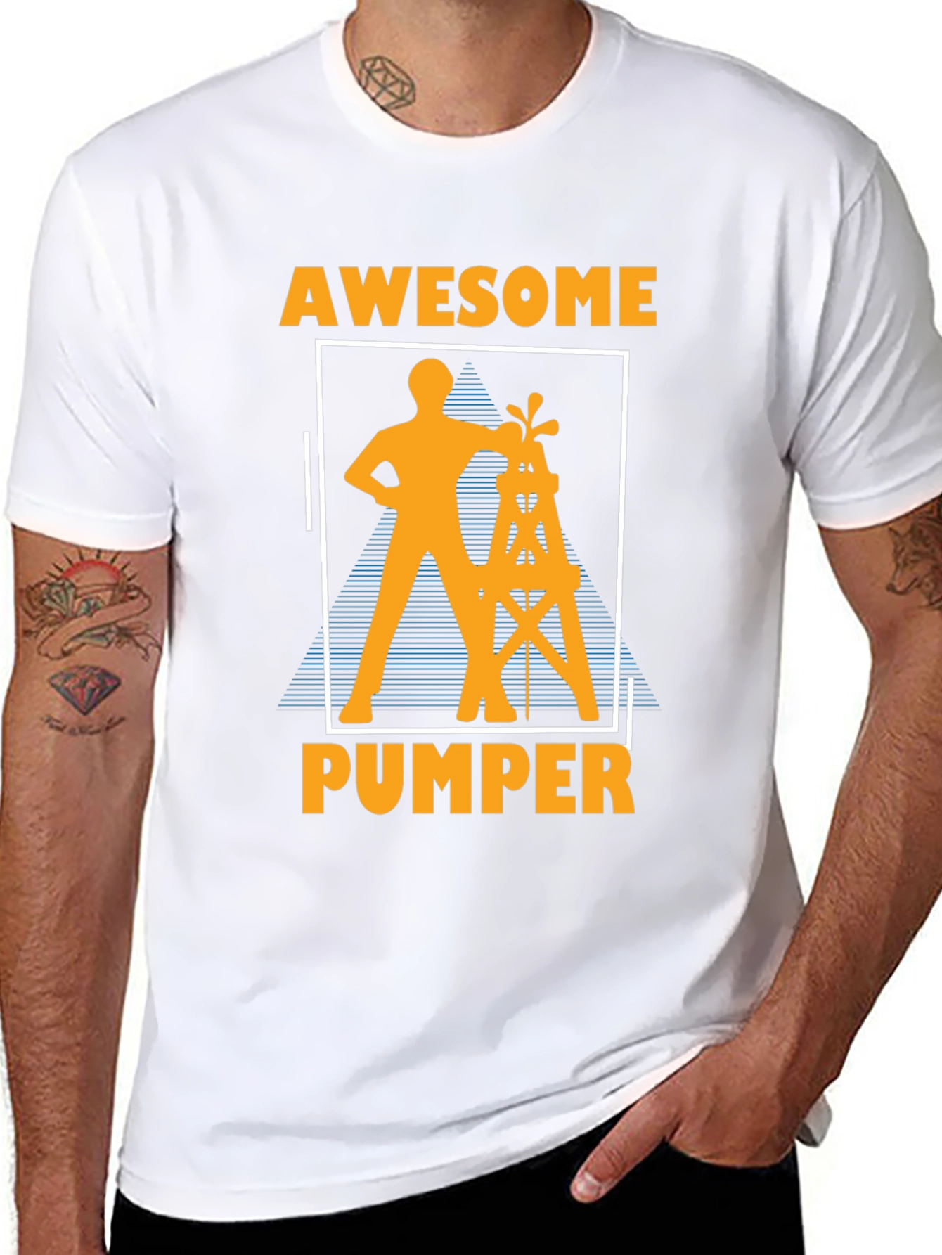 Awesome Pumper T-Shirt: Oilfield Worker Tee