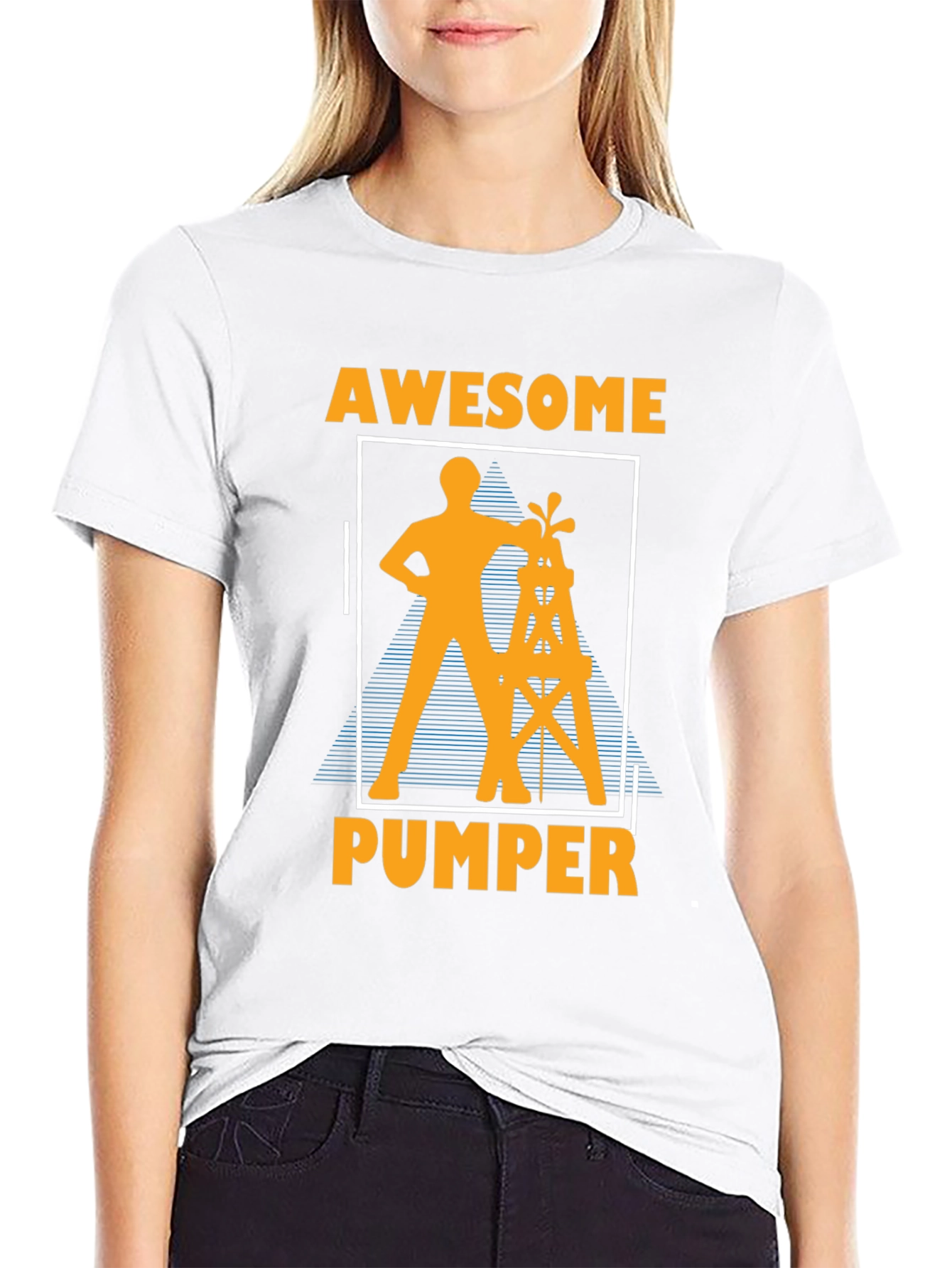 Awesome Pumper T-Shirt: Oilfield Worker Tee