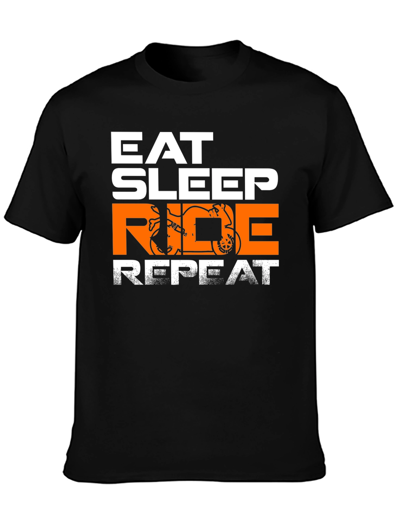 Eat Sleep Ride Repeat T-Shirt - Motorbike Design