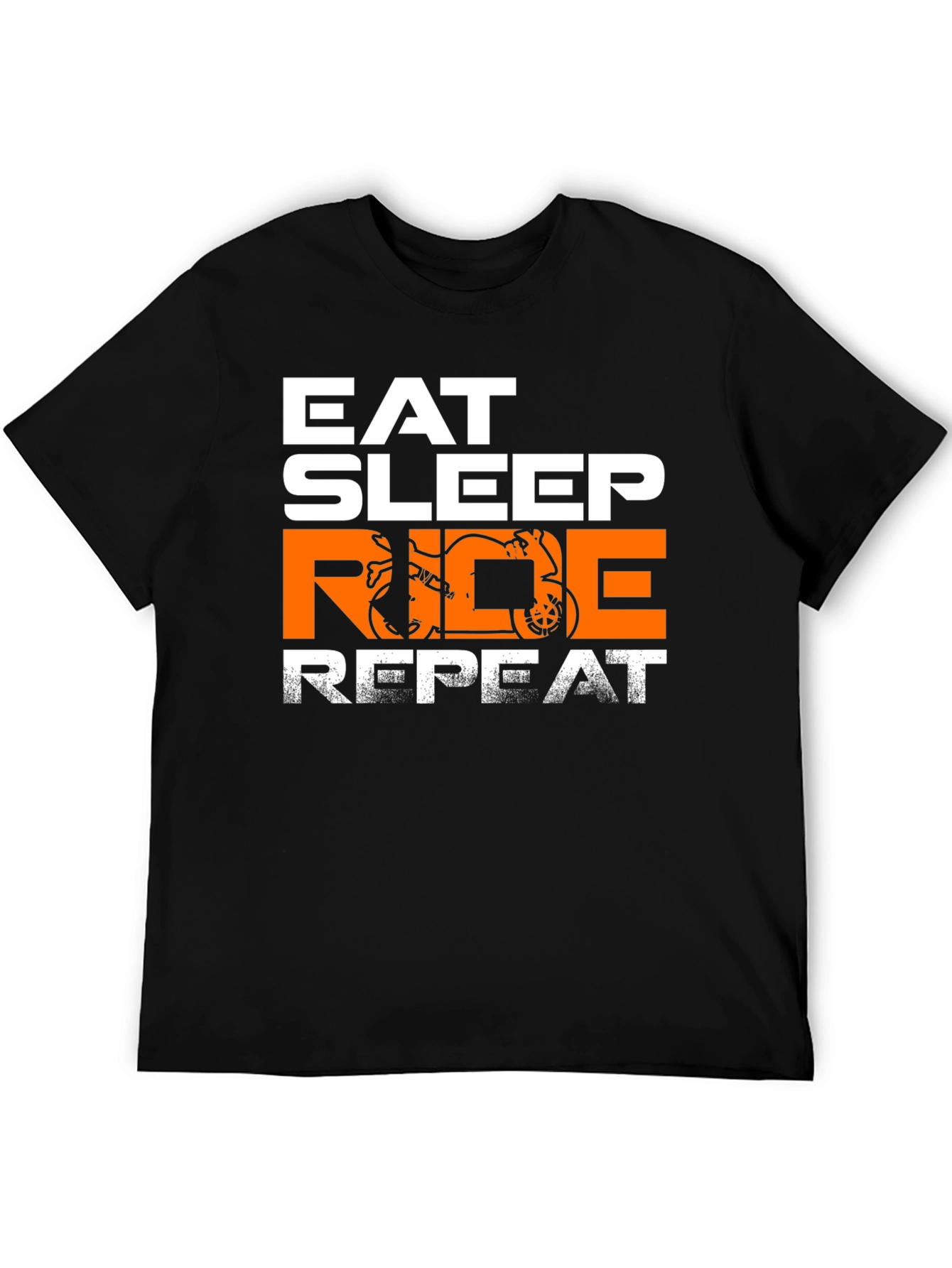 Eat Sleep Ride Repeat T-Shirt - Motorbike Design