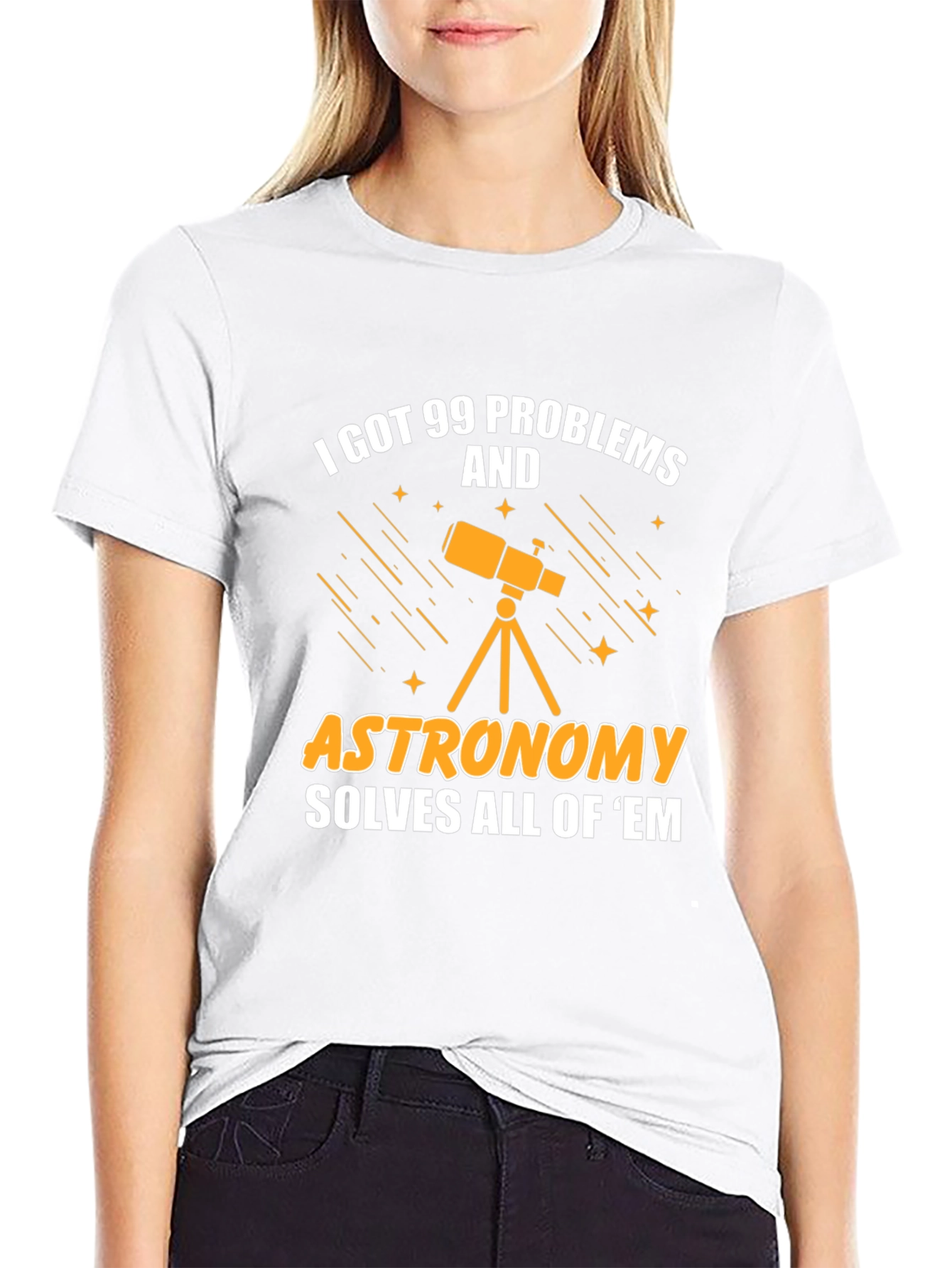 Astronomy Solves All Mens T-Shirt