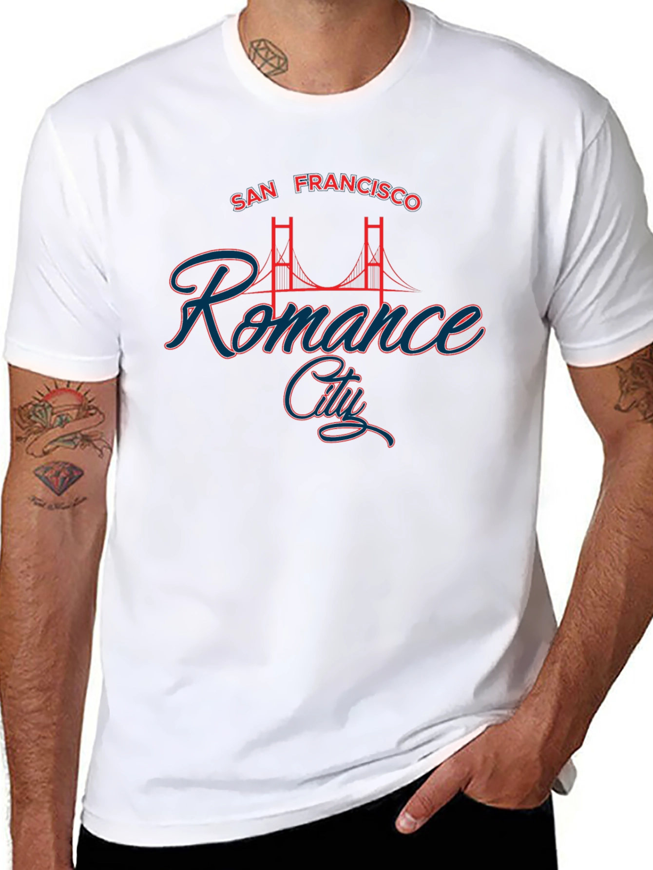 San Francisco Romance City Graphic T-Shirt