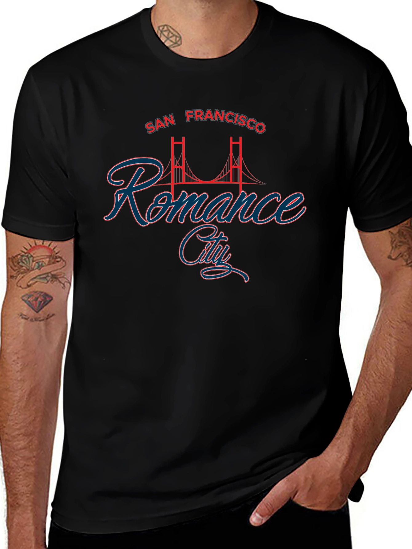 San Francisco Romance City Graphic T-Shirt