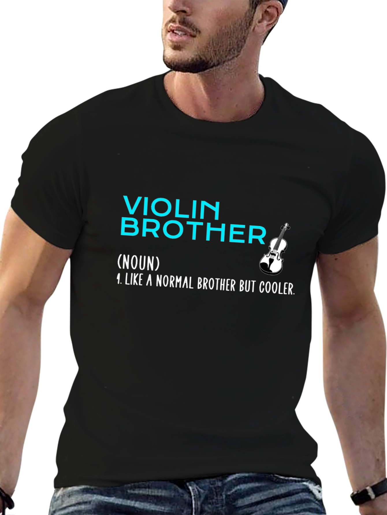 Violin Brother T-Shirt - Cool Musician Tee