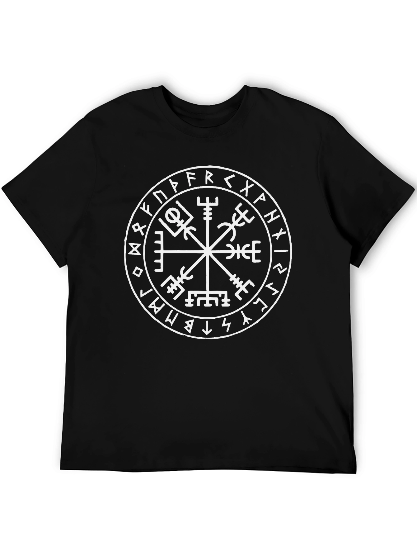 Viking Compass T-Shirt - Black
