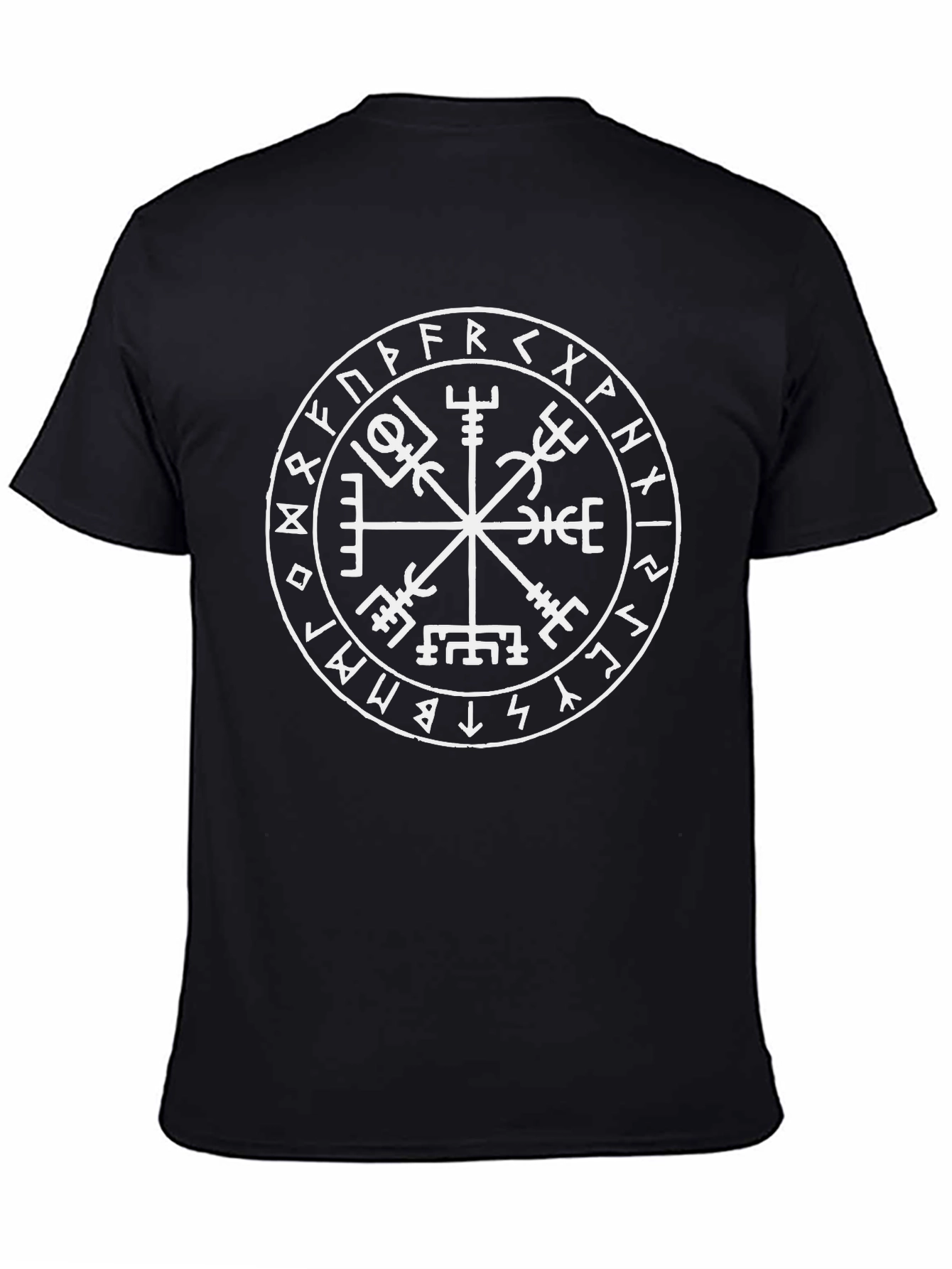 Viking Compass T-Shirt - Black