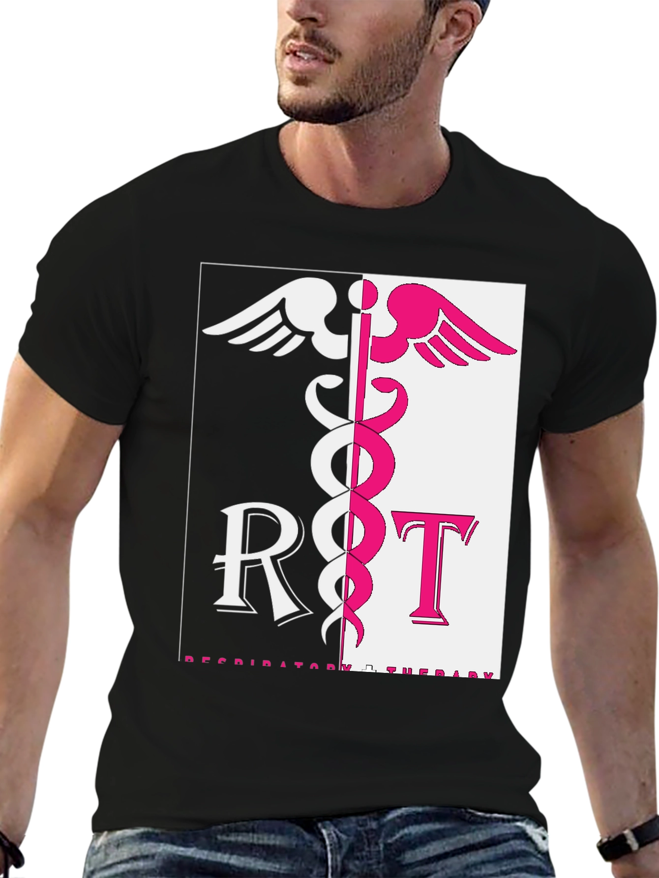 Respiratory Therapy T-Shirt - RT Caduceus